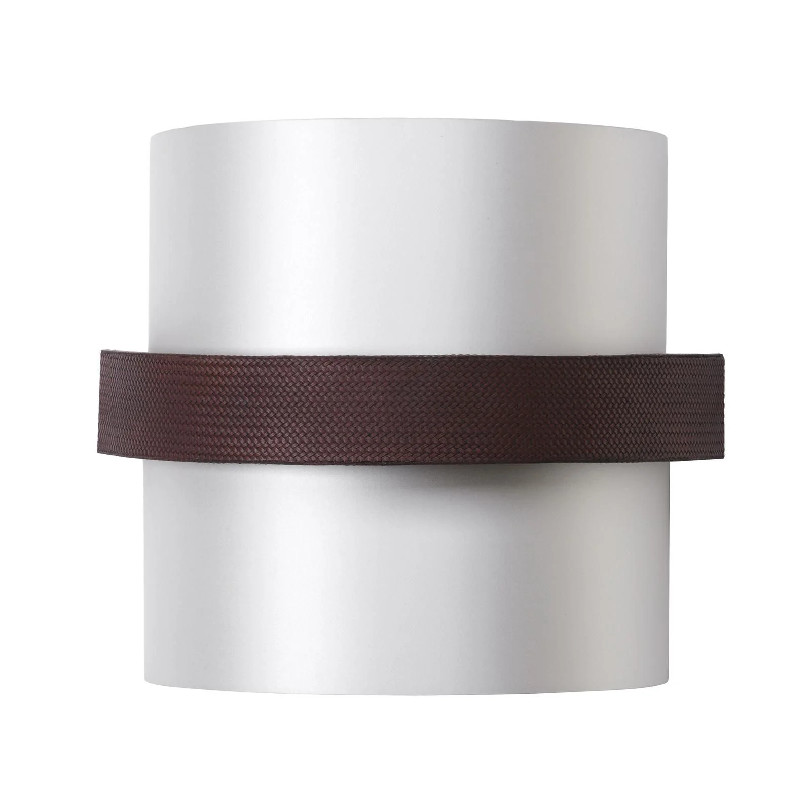 Allegra 2 Light Wall Light- Leather Effect With Bespoke Shade - Image 3