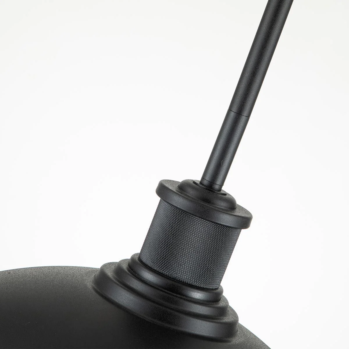 Allenbury 1 Light Outdoor Pendant - Textured Black IP44 E27 - Image 3