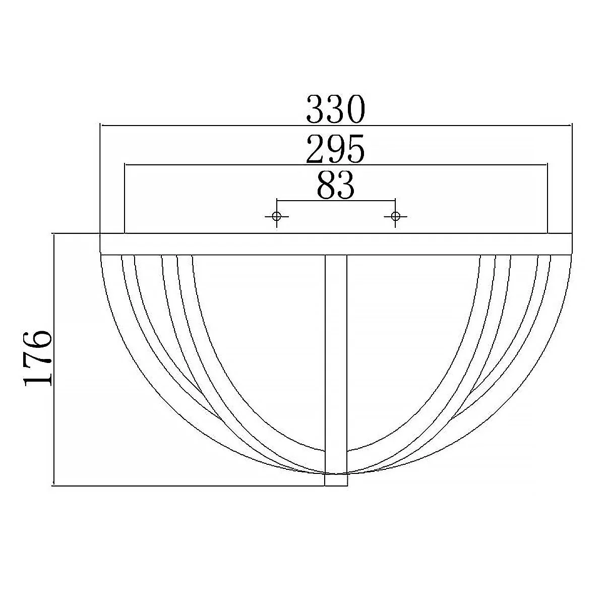 Allier 2 Light Flush Light - Image 10