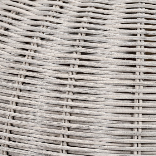Allona Rattan Table Lamp- Grey/ Black Wash - Image 5