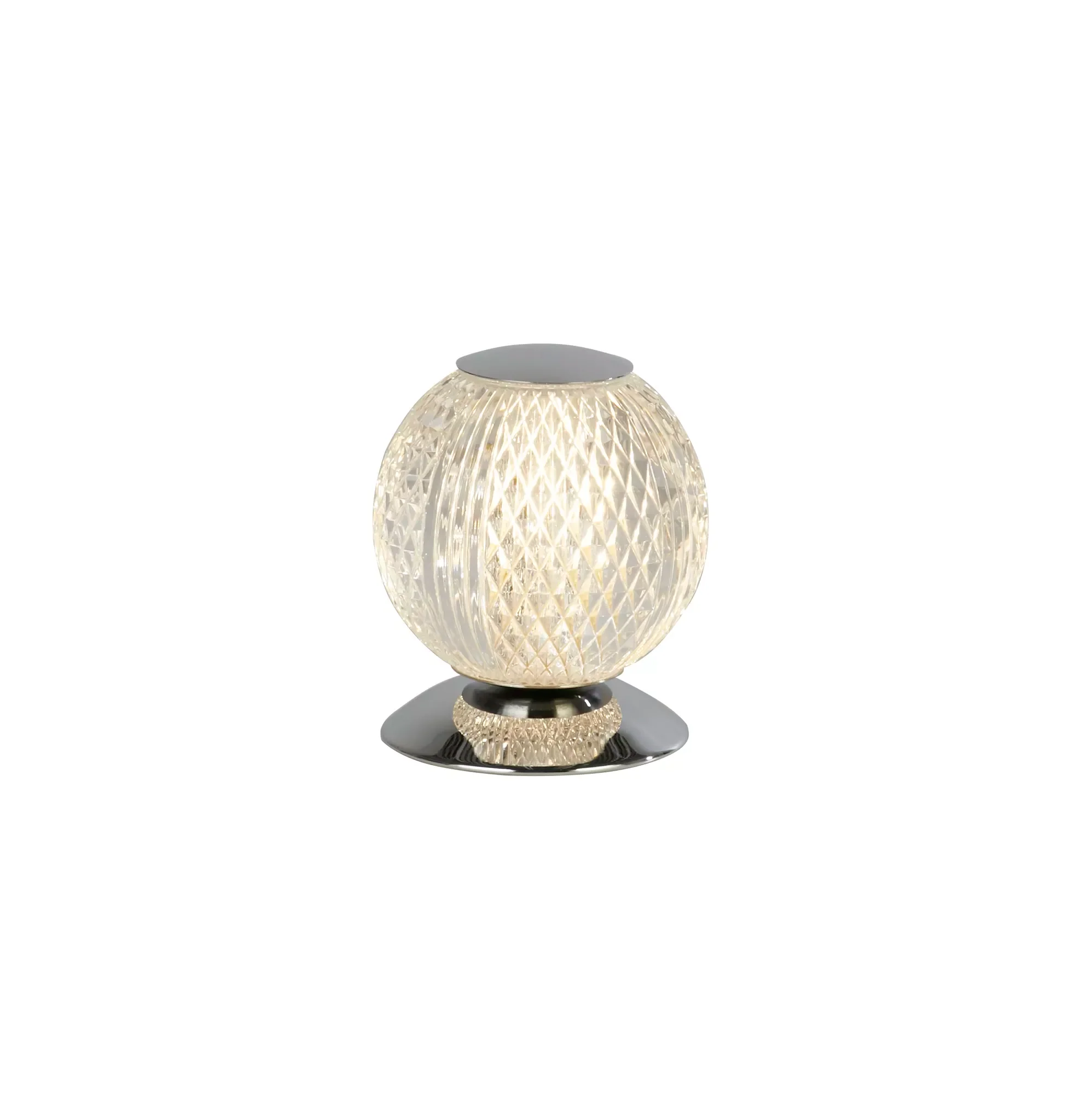 Allure Table Lamp- Chrome/ Brass & Clear Acrylic - Image 2