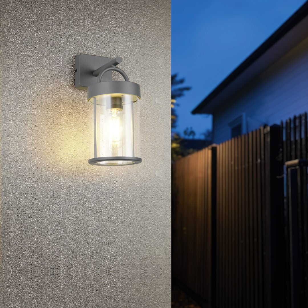 Almeria Outdoor Wall Light- Rusty/ Anthracite Finish - Image 19