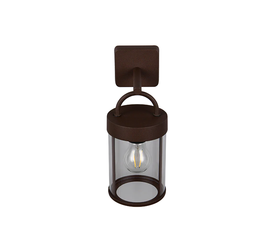 Almeria Outdoor Wall Light- Rusty/ Anthracite Finish - Image 3