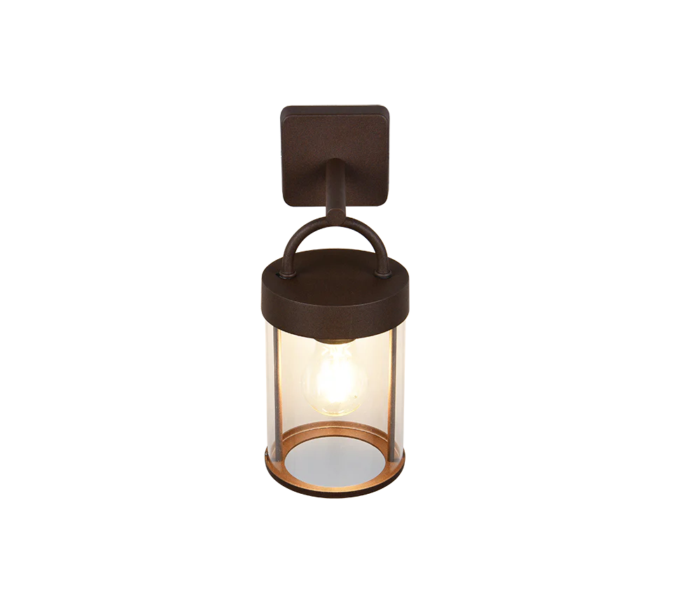 Almeria Outdoor Wall Light- Rusty/ Anthracite Finish - Image 8