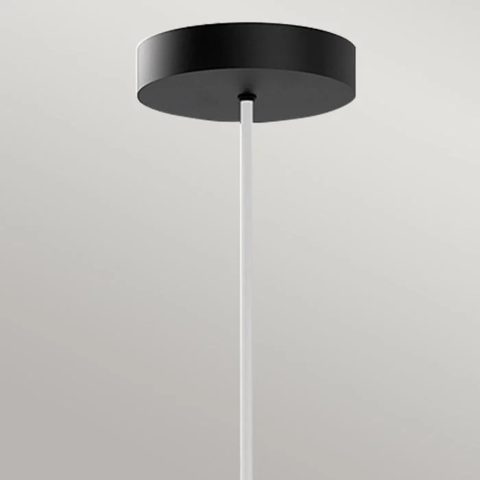 Alora Mood Bijou LED Pendant - Brushed Nickel/ Black / Aged Gold - Image 8
