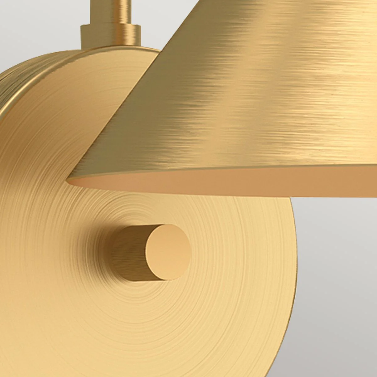 Alora Mood Remyck 1 lt Wall Light  - Brushed Gold/ Matte Black - Image 6