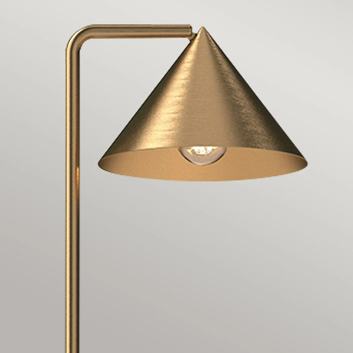 Alora Mood Remyck 1 lt Floor Lamp - Brushed Gold/ Matte Black - Image 4