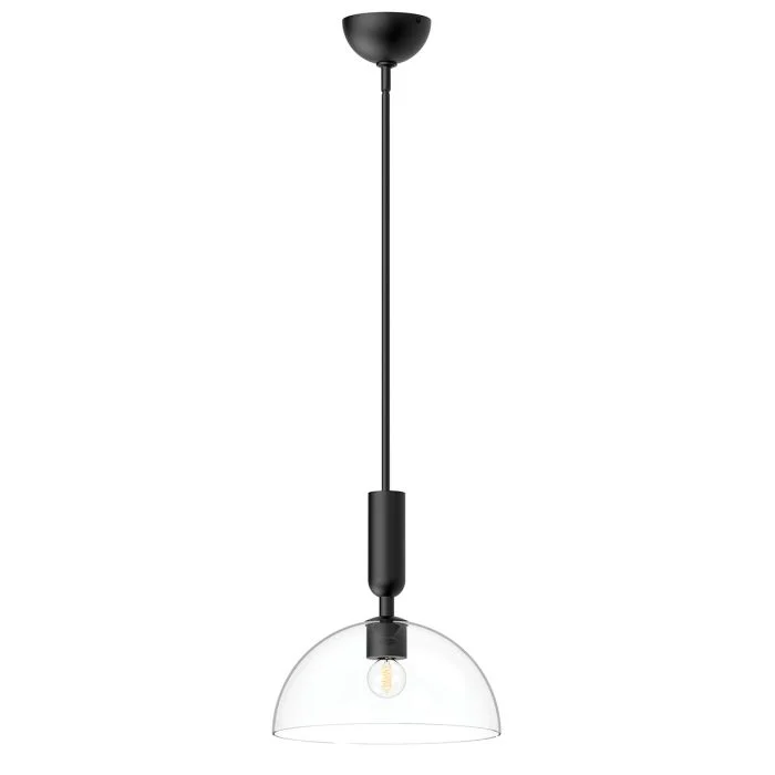 Alora Mood Jude 1 lt Pendant - Brushed Gold/ Matte Black - Image 3