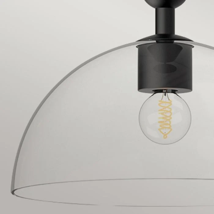 Alora Mood Jude 1 lt Pendant - Brushed Gold/ Matte Black - Image 7