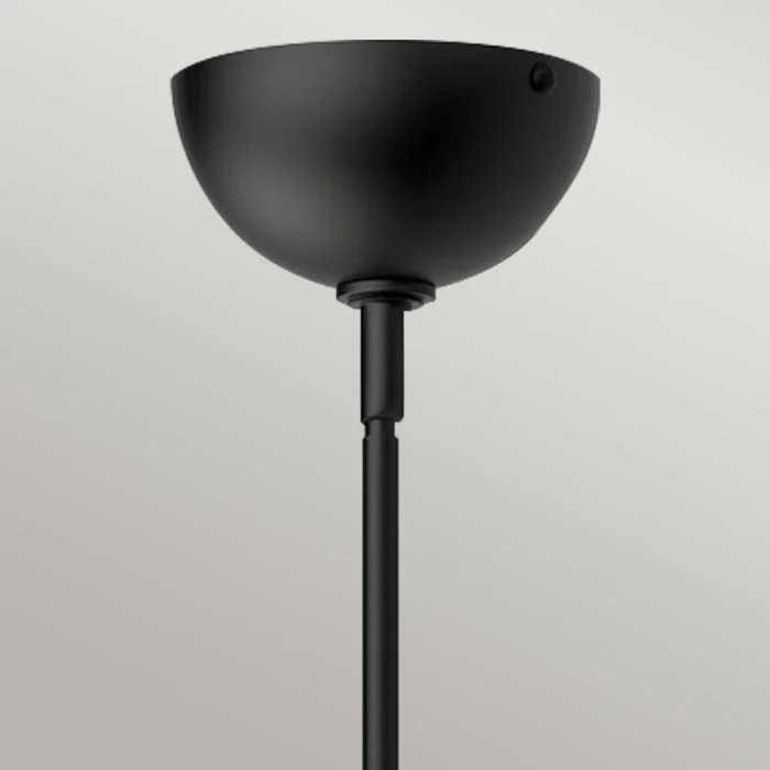 Alora Mood Jude 1 lt Pendant - Brushed Gold/ Matte Black - Image 8