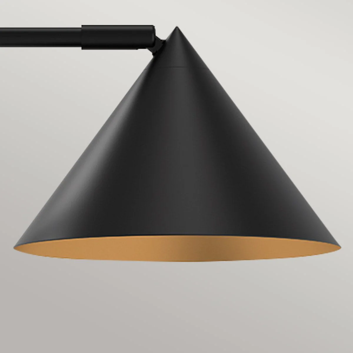 Alora Mood Remyck 1 lt Table Lamp - Brushed Gold/ Matte Black - Image 3
