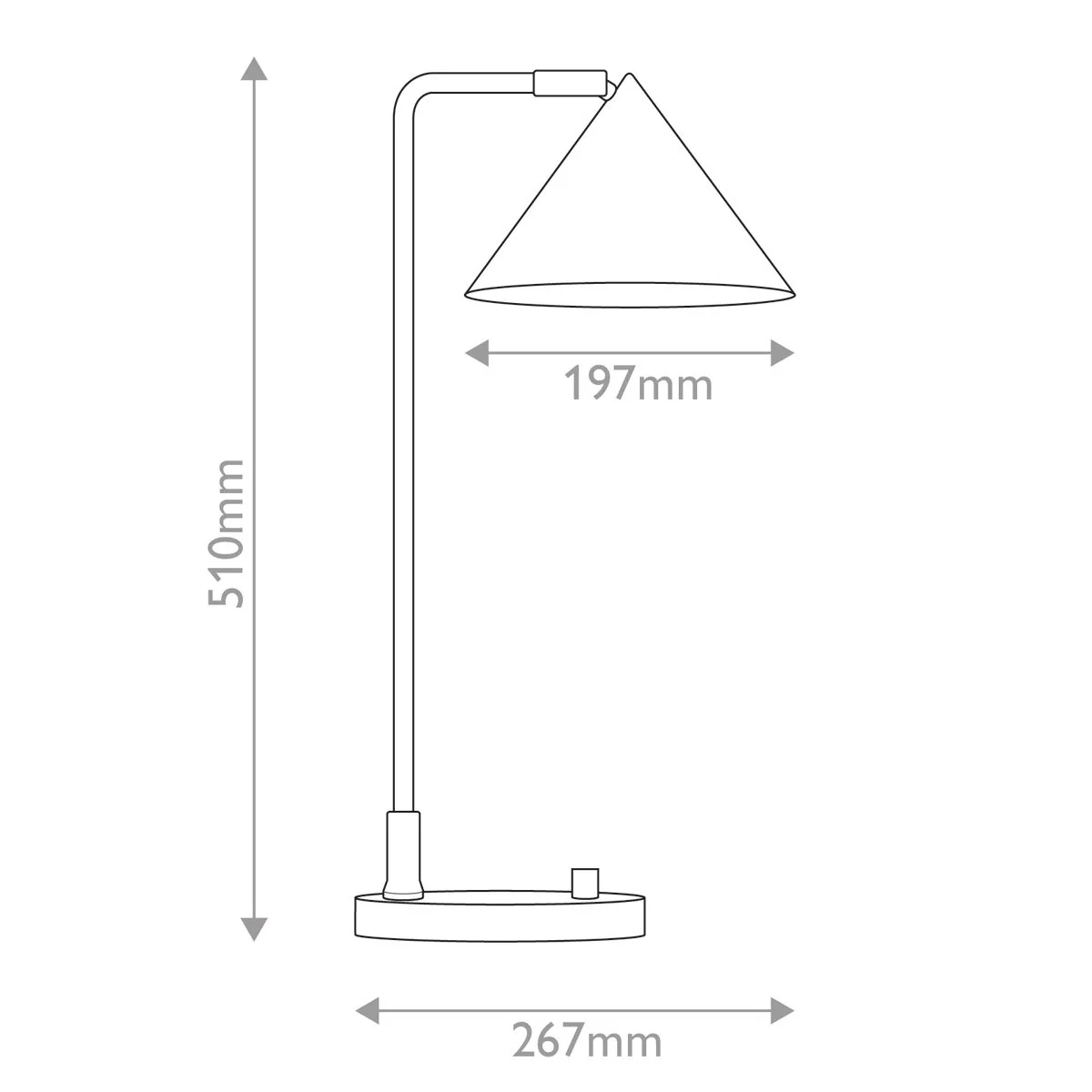 Alora Mood Remyck 1 lt Table Lamp - Brushed Gold/ Matte Black - Image 5