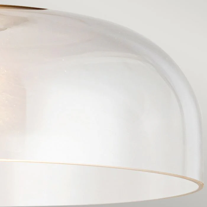 Alora Mood Sylvia 1lt Semi-Flush Light - Brushed Gold/ Matte Black - Image 7