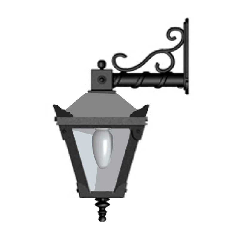 Alphington 1Lt Outdoor Wall Lamp - Cast Iron - Image 9