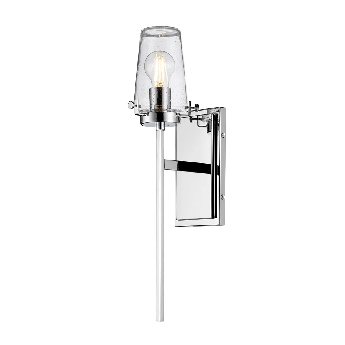 Alton 1Lt Bathroom Wall Light IP44 – Chrome/Brushed Brass - Image 2