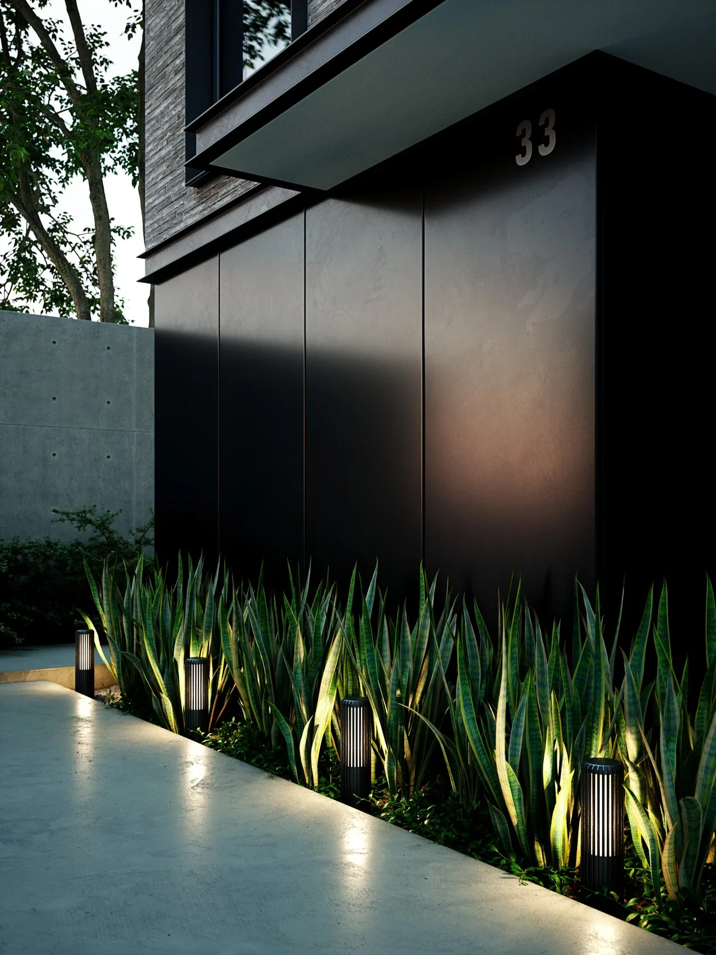 Aludra 45cm/95cm Bollards- Various Finishes - Image 9