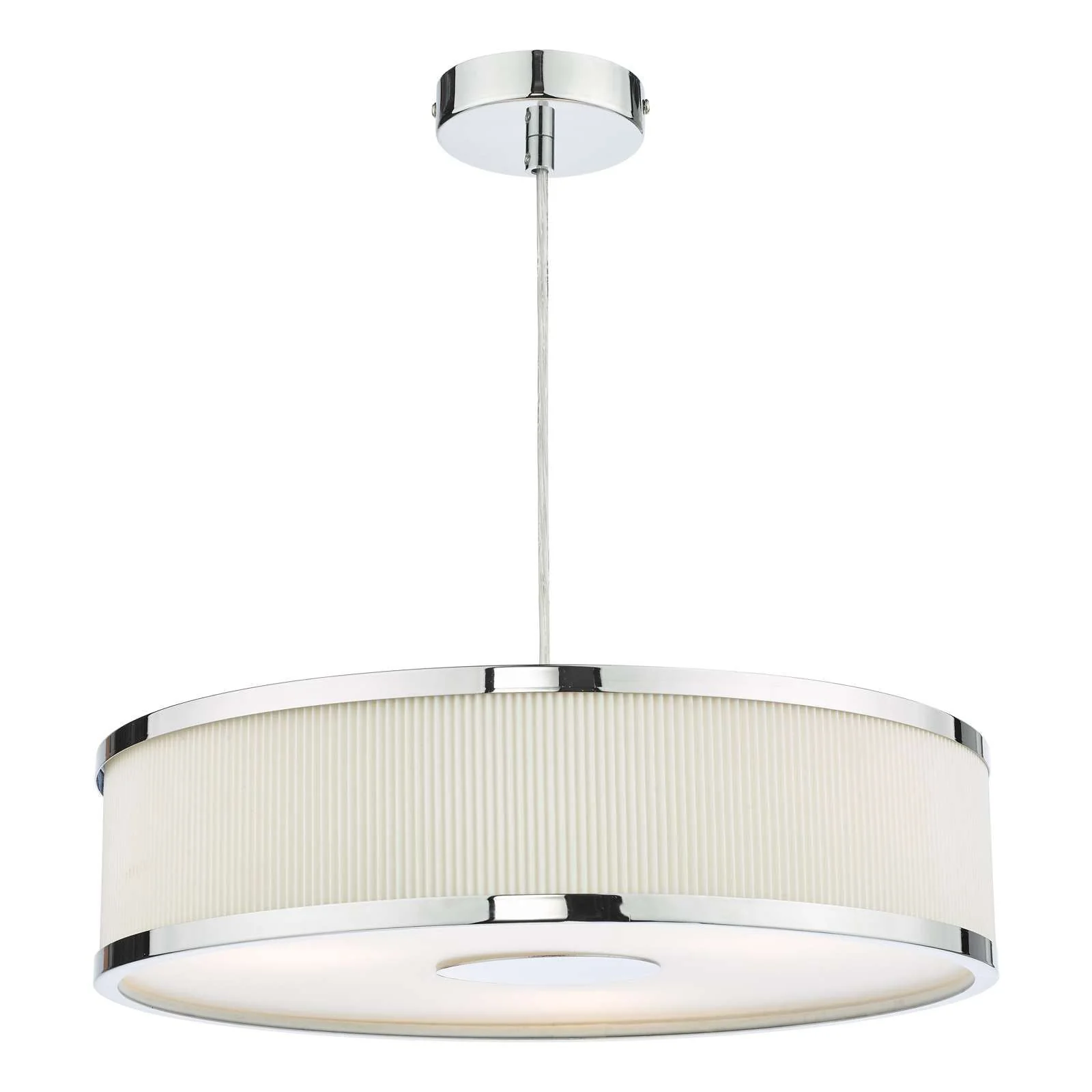 Alvaro 3/6Lt Centre Ceiling Pendant, Brushed Brass With Blue Shade/Polished Chrome Ivory/Antique Bronze & Mushroom - Image 15