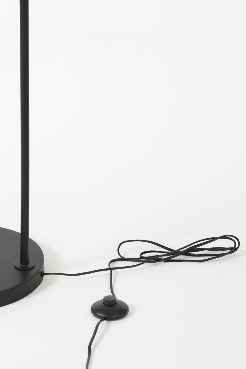 Alvaro Floor Lamp - Matt Black/Antique Bronze & Matt Black Finish - Image 4