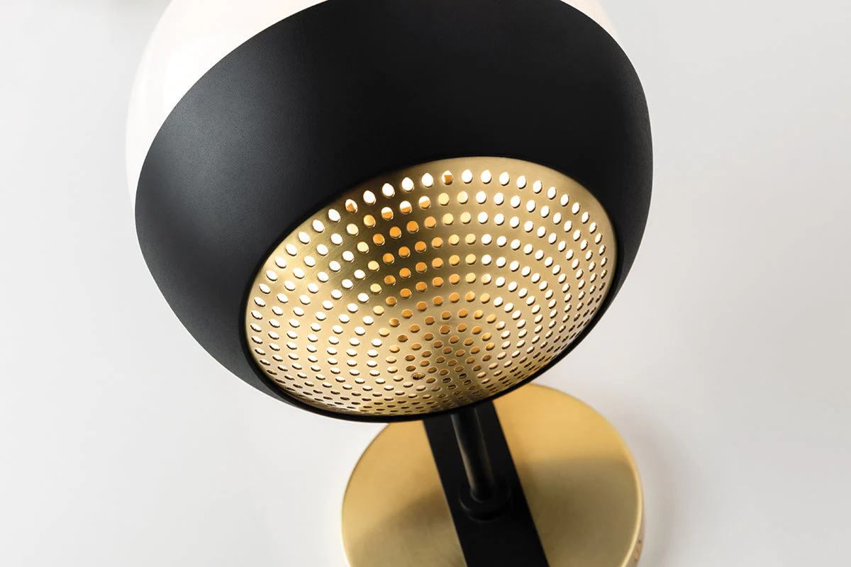 Aly 1Lt Wall Sconce - Aged Brass - Image 2