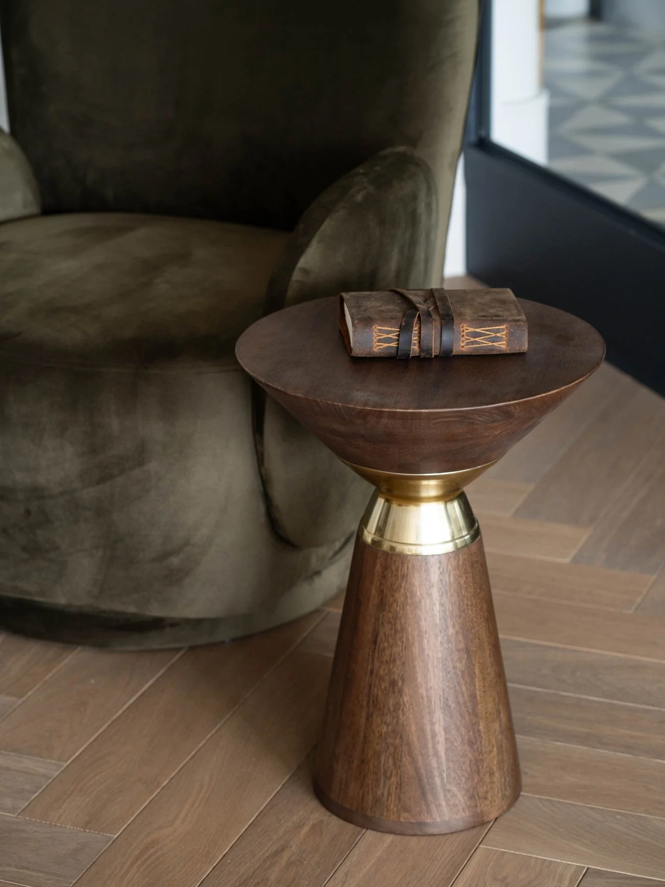 Amalfi Wooden Side Table - Image 2