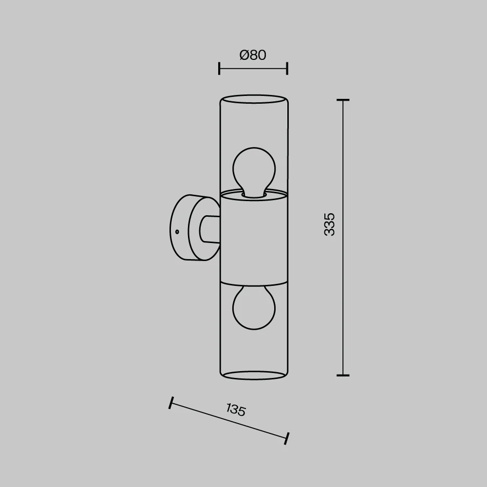 Amas Outdoor Wall Light - Image 3