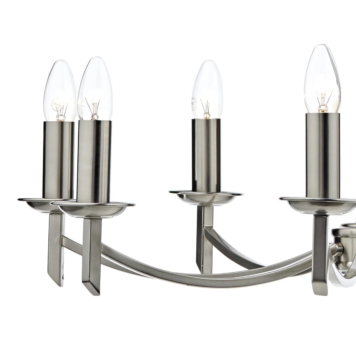 Ambassador 5/8Lt Light Fitting Dual Mount - Antique Brass/Satin Chrome Finish - Image 10