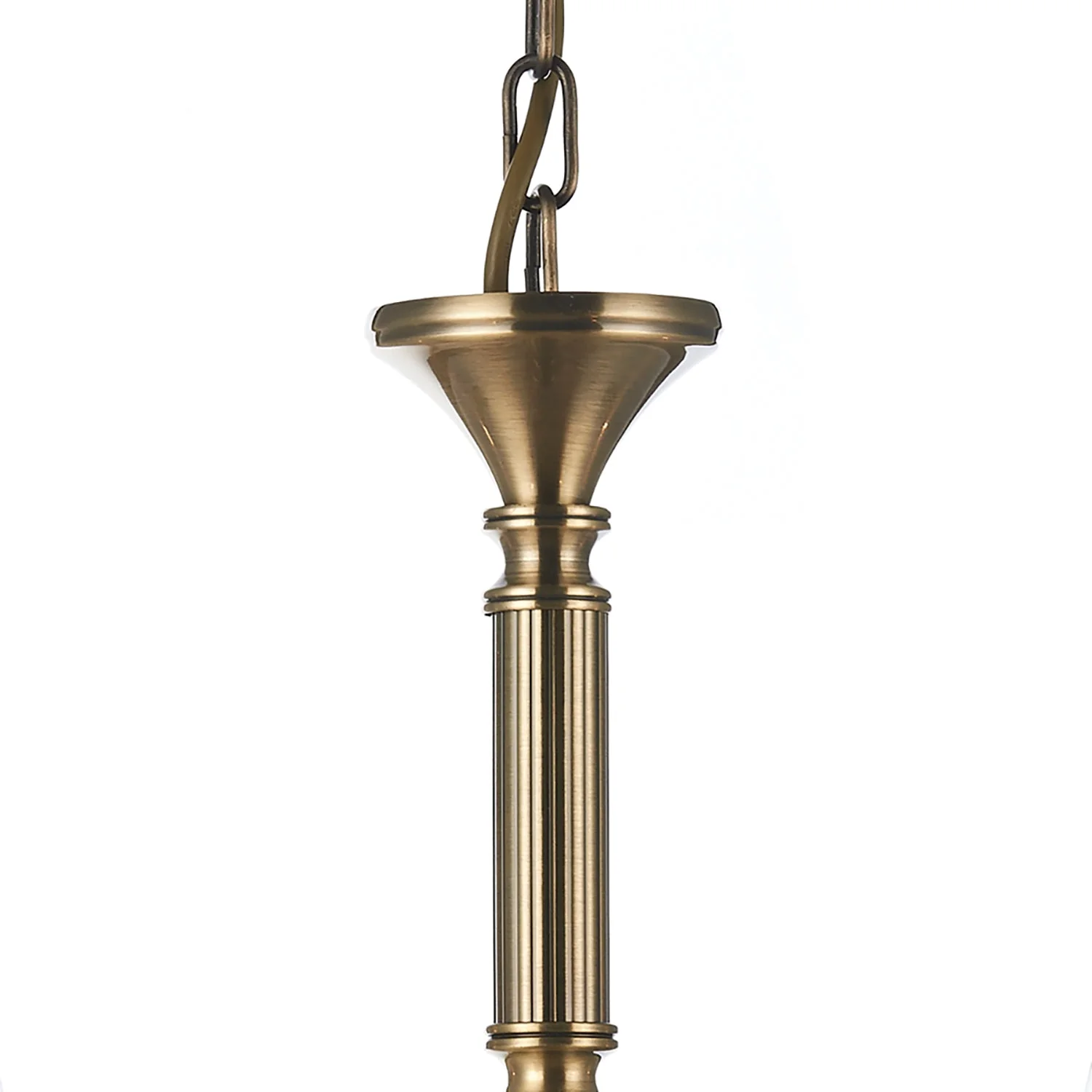 Ambassador 5/8Lt Light Fitting Dual Mount - Antique Brass/Satin Chrome Finish - Image 12
