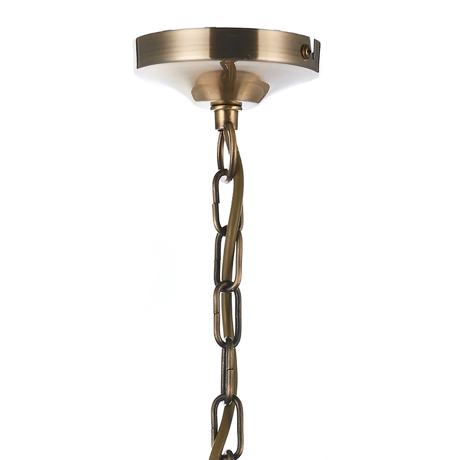 Ambassador 5/8Lt Light Fitting Dual Mount - Antique Brass/Satin Chrome Finish - Image 13