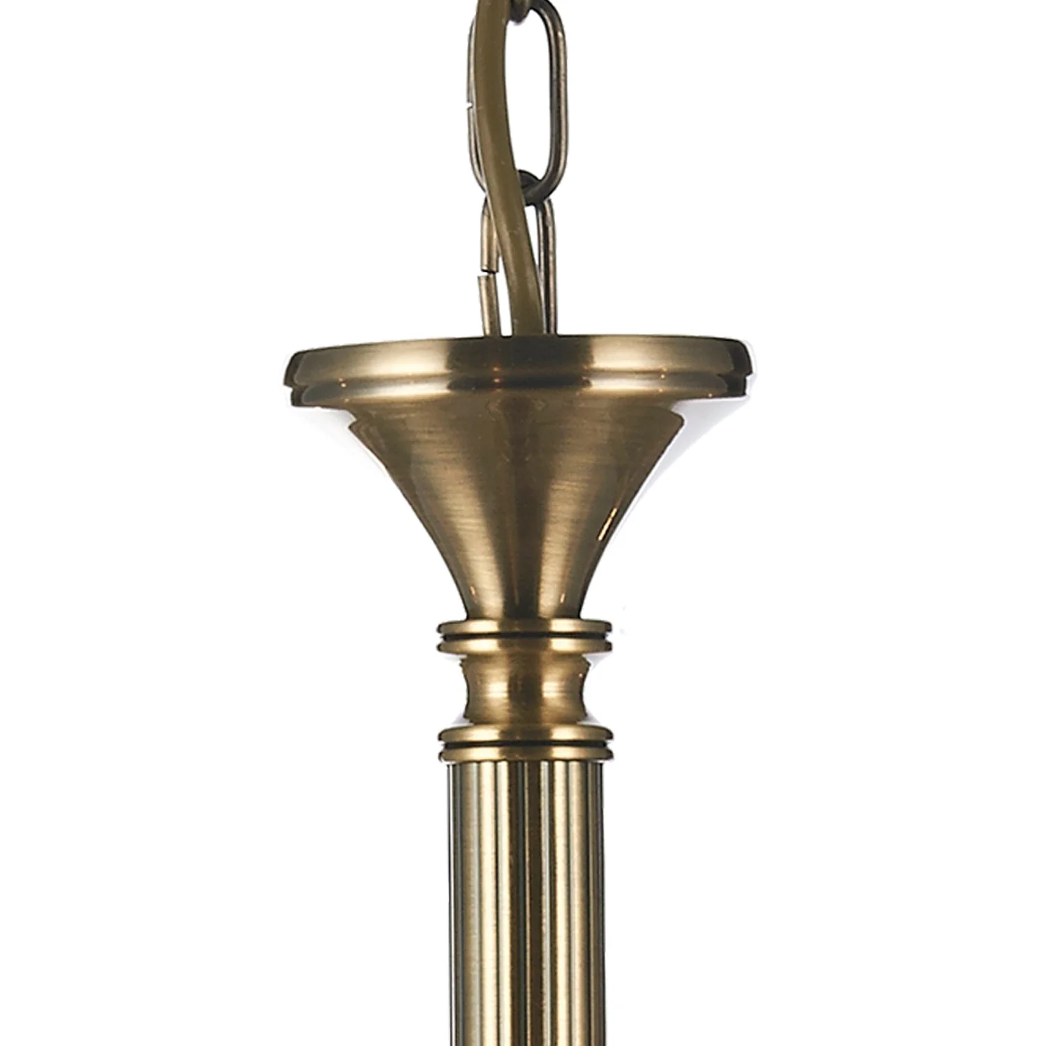 Ambassador 5/8Lt Light Fitting Dual Mount - Antique Brass/Satin Chrome Finish - Image 16
