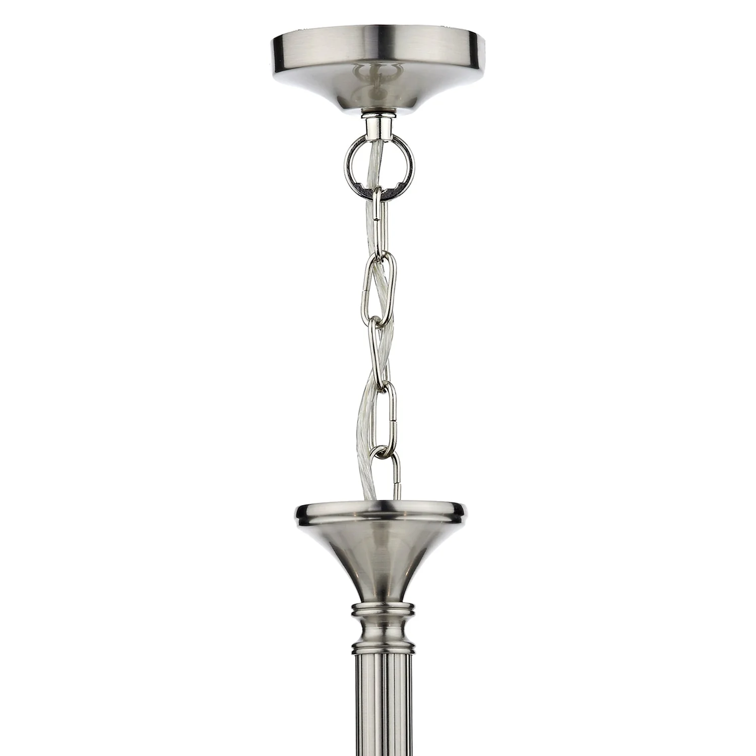 Ambassador 5/8Lt Light Fitting Dual Mount - Antique Brass/Satin Chrome Finish - Image 5