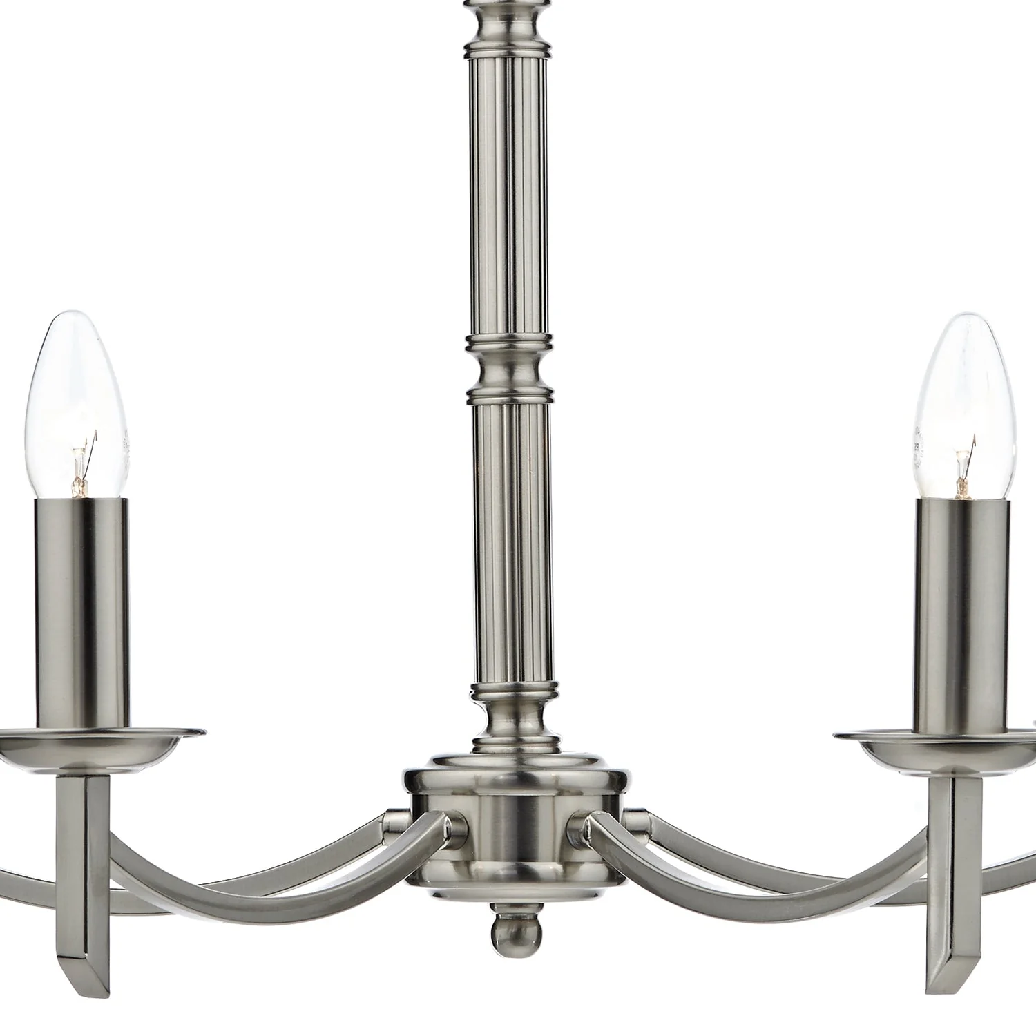 Ambassador 5/8Lt Light Fitting Dual Mount - Antique Brass/Satin Chrome Finish - Image 6