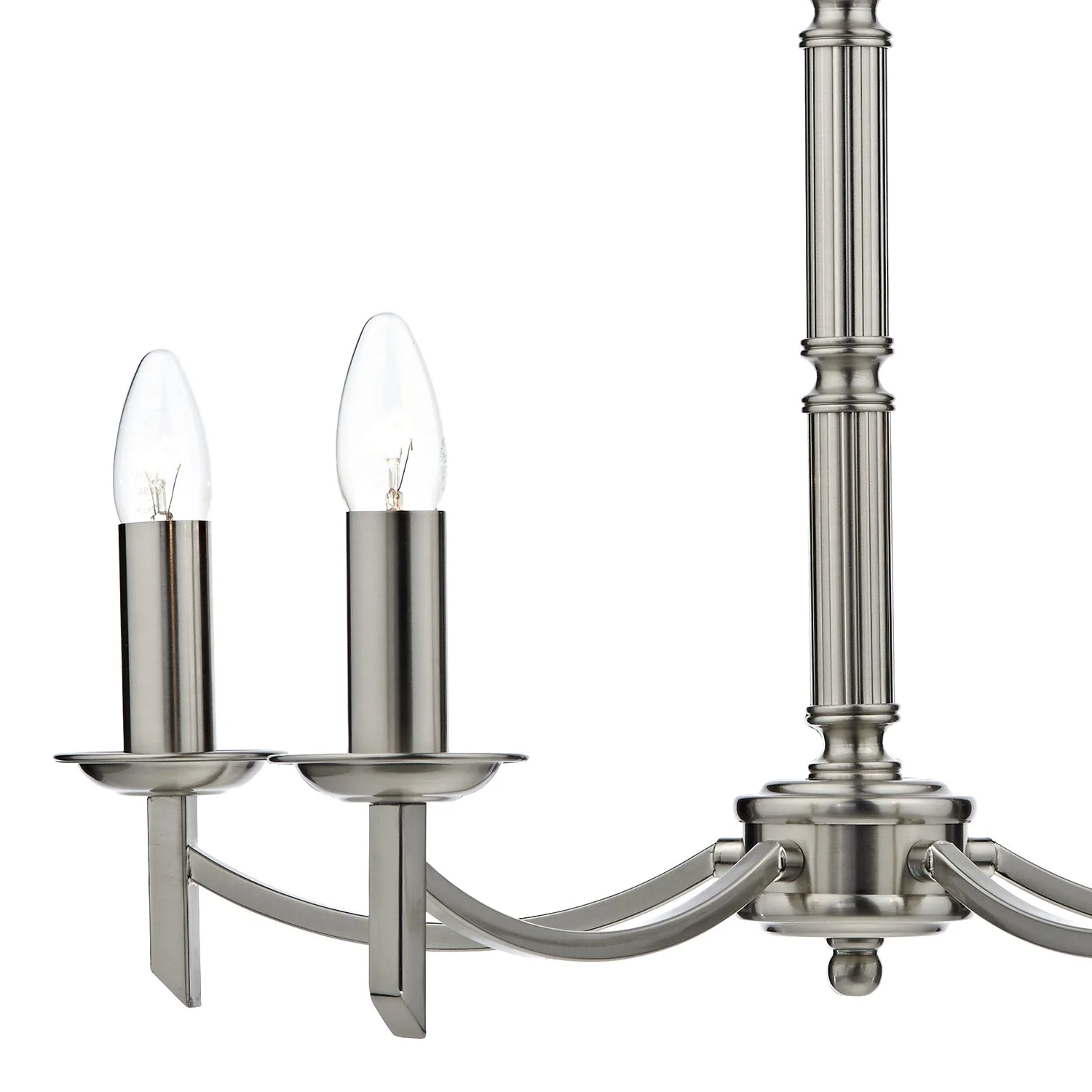 Ambassador 5/8Lt Light Fitting Dual Mount - Antique Brass/Satin Chrome Finish - Image 7