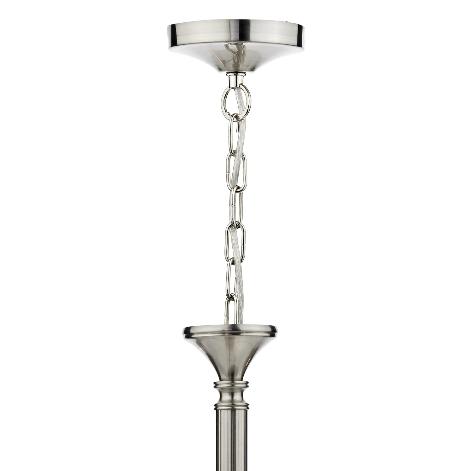 Ambassador 5/8Lt Light Fitting Dual Mount - Antique Brass/Satin Chrome Finish - Image 8