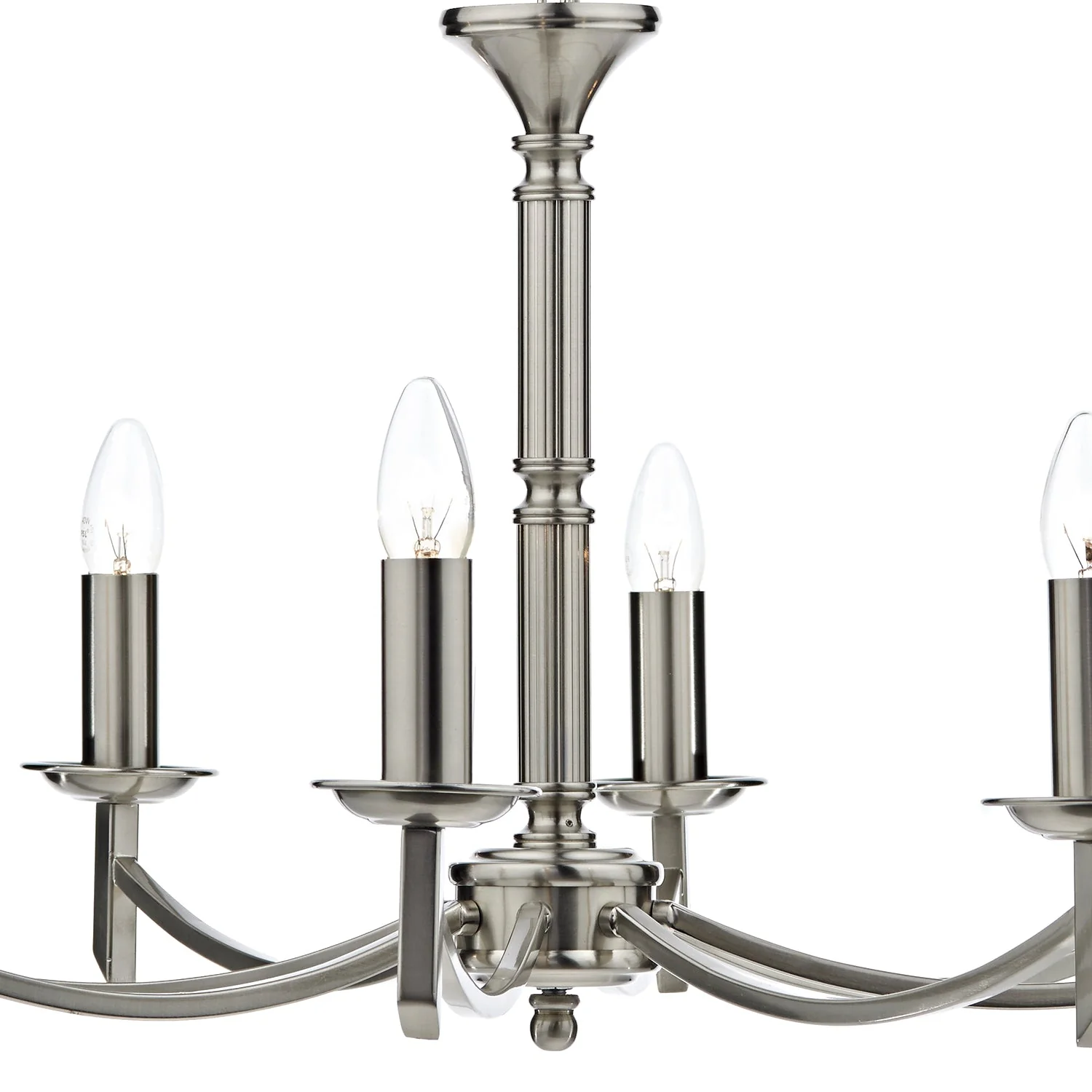 Ambassador 5/8Lt Light Fitting Dual Mount - Antique Brass/Satin Chrome Finish - Image 9