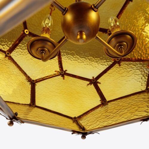 Amber 4Lt Architectural Lantern - Image 2