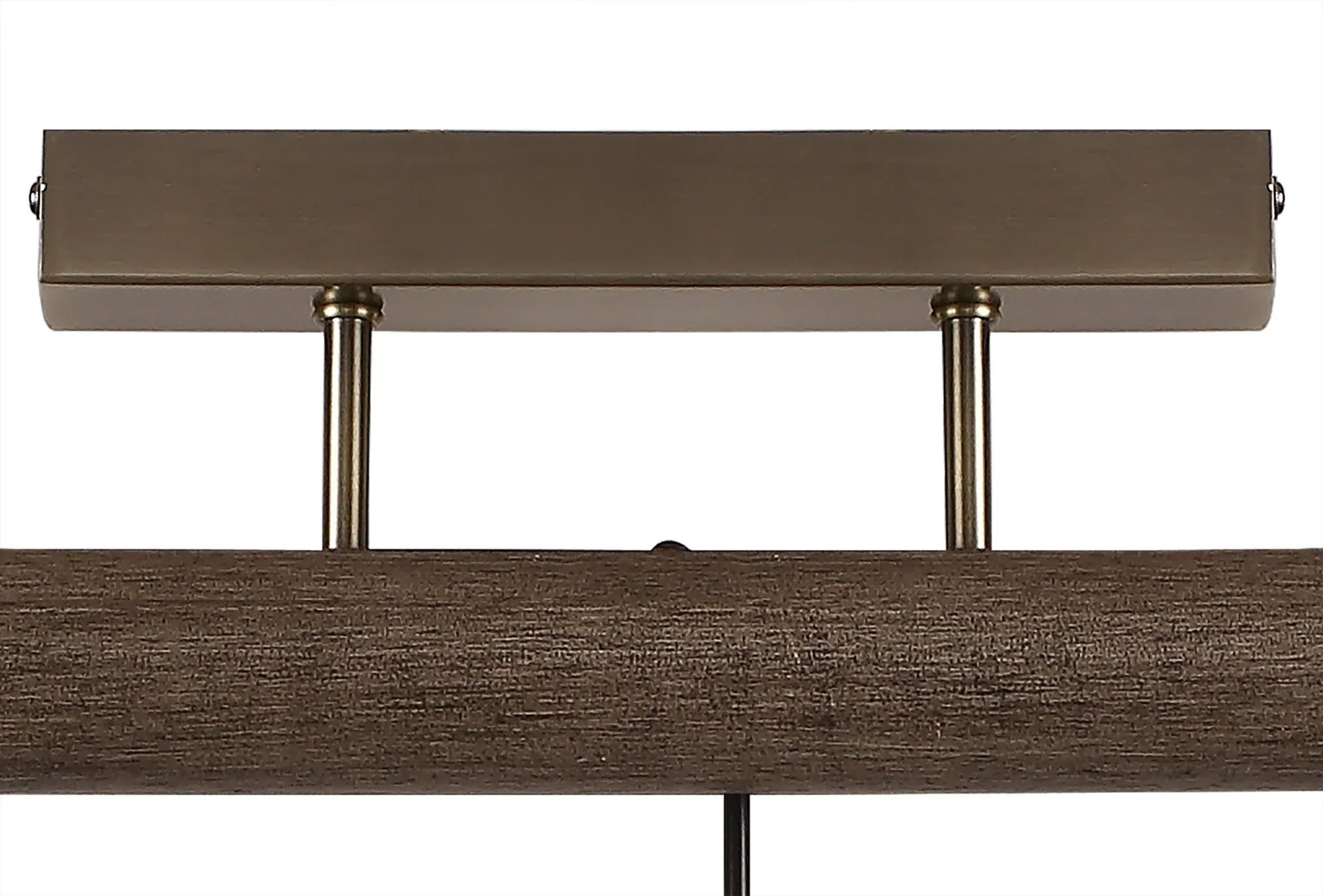 Ambover Kitchen Table/Island Ceiling Light, 3/4/6Lt x E27, Medium Oak & Antique Brass, IP20 - Image 3