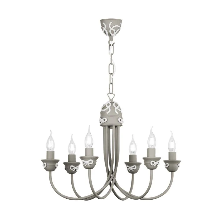 Amelie 6 Light Armed Pendant  Fitting Only- Various Finishes - Image 13