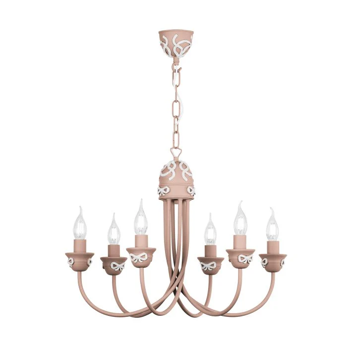 Amelie 6 Light Armed Pendant  Fitting Only- Various Finishes - Image 17