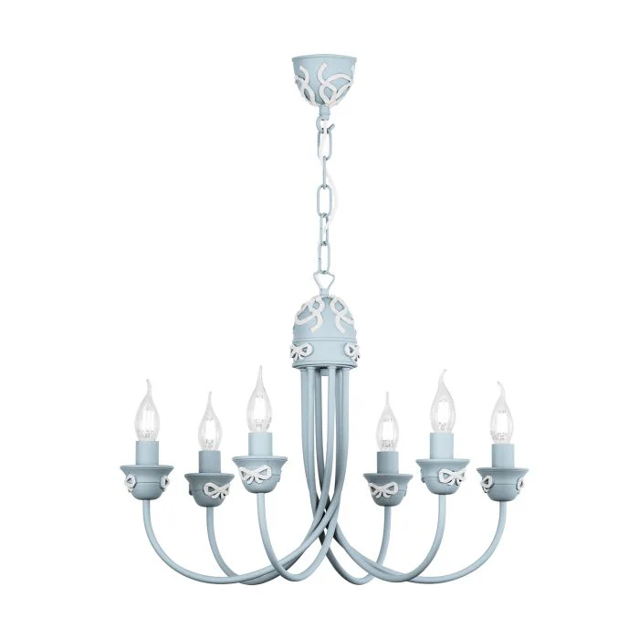 Amelie 6 Light Armed Pendant  Fitting Only- Various Finishes - Image 2
