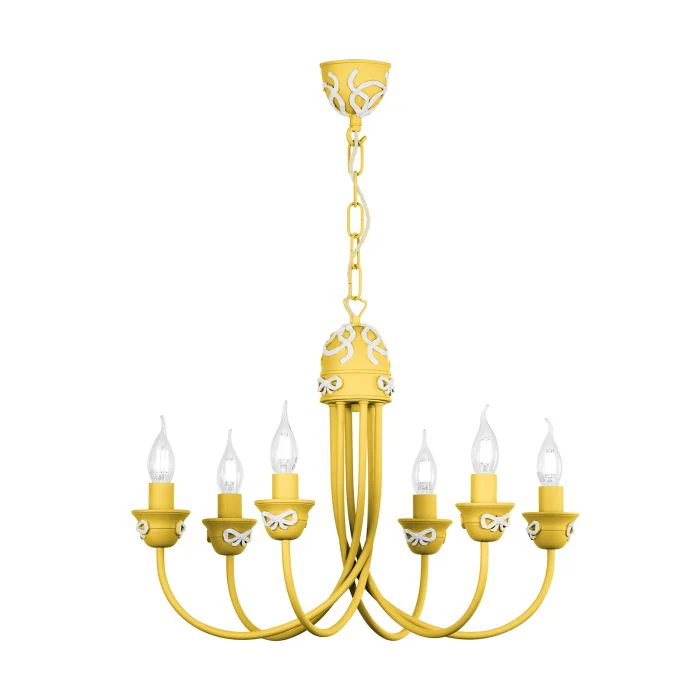 Amelie 6 Light Armed Pendant  Fitting Only- Various Finishes - Image 20