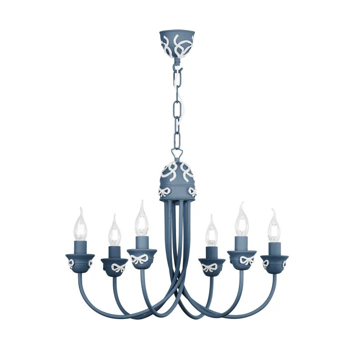 Amelie 6 Light Armed Pendant  Fitting Only- Various Finishes - Image 21