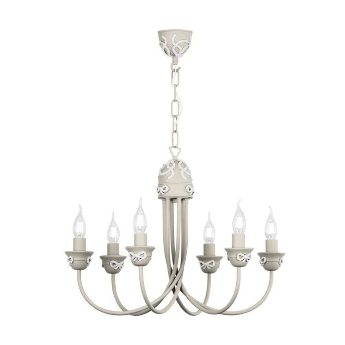 Amelie 6 Light Armed Pendant  Fitting Only- Various Finishes - Image 3