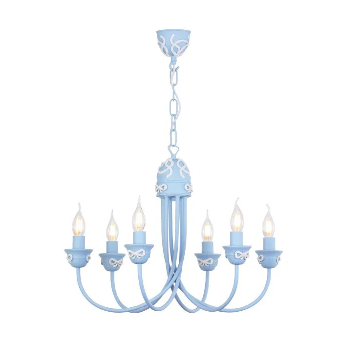 Amelie 6 Light Armed Pendant  Fitting Only- Various Finishes - Image 4