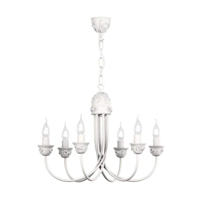 Amelie 6 Light Armed Pendant  Fitting Only- Various Finishes - Image 8