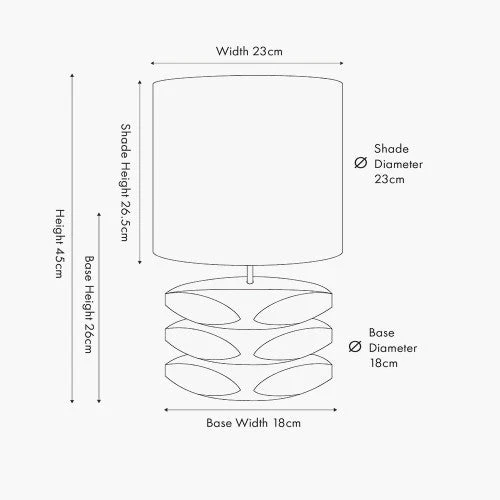 Amir Natural Mango Wood 3 Pebble Table Lamp - Image 4