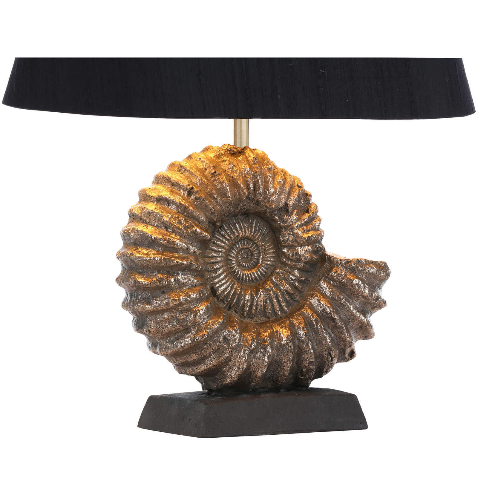 Ammonite Table Lamp In Bronze, Sold Base Only E27 - Image 3