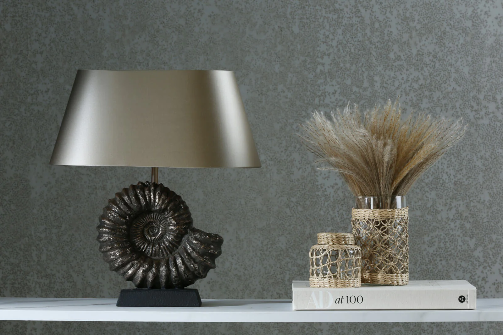 Ammonite Table Lamp In Bronze, Sold Base Only E27 - Image 6