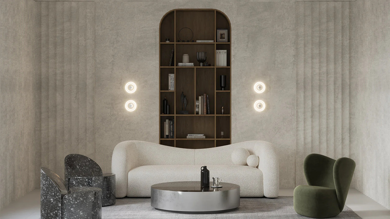 Amulet LED Wall Lamp - Gold - Image 2