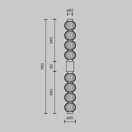 Amulet LED Wall Lamp - Gold - Image 4