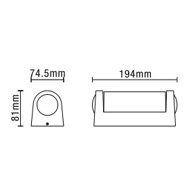 Anak Up Down LED CCT Outdoor Wall Light - Image 3